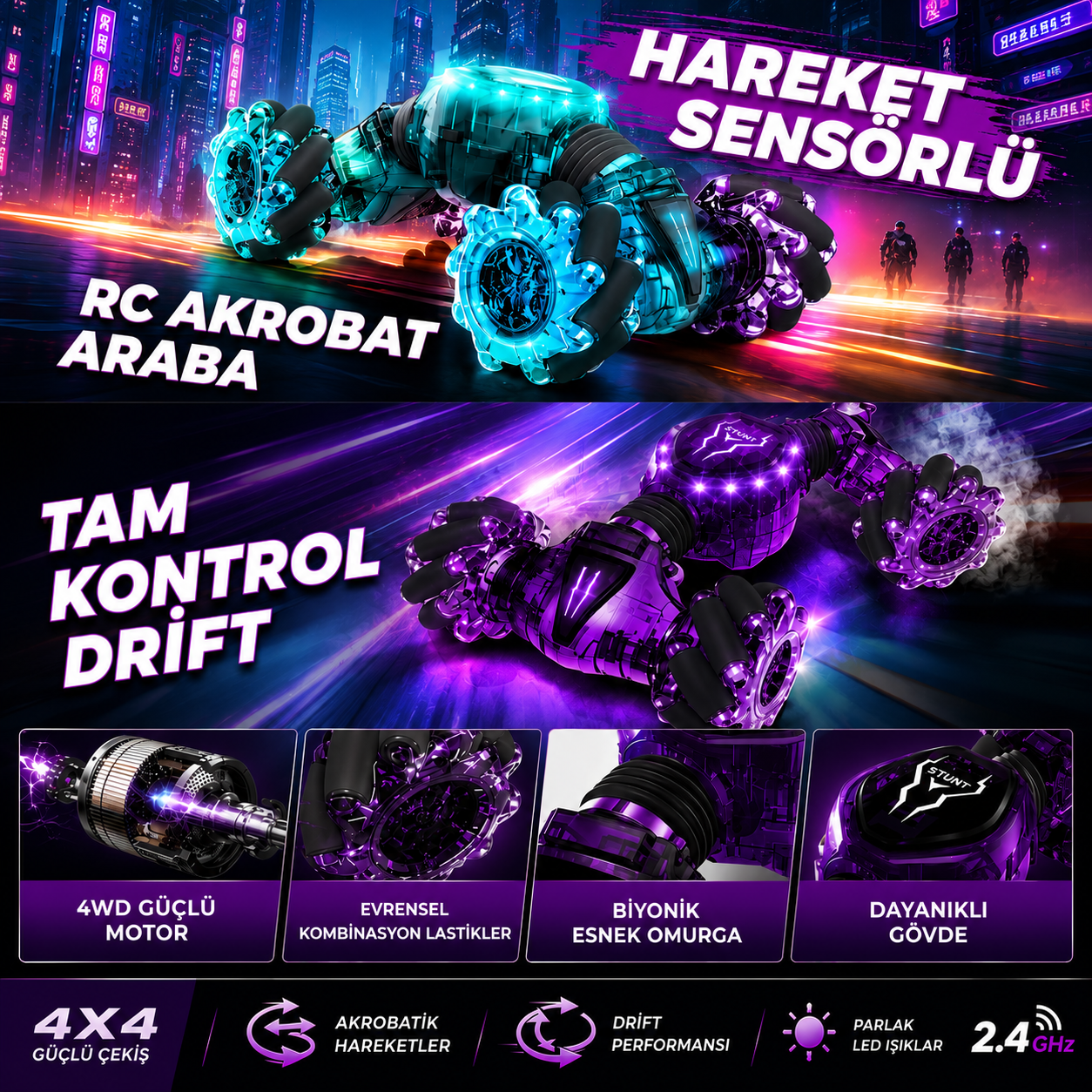 Kumandalı Drift Araba